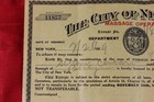 The City Of New York Operator s License 1929   Massage