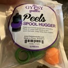 Floriani 21 New Spools Polyester Filament Thread  1100 Yd   Peels Spool Huggers