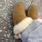 Ugg Scuffette Ii Chestnut Suede Slip-on Slippers Women s Sheepskin Shoes