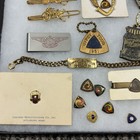 Vintage Ama Gypsy Tour Lot Motorcycle Biker Memorabilia Pins Awards Belt Buckle