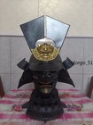 Vintage Japanese Samurai 1 1 Wearable Armor Helmet Warrior Full Face Mask Unisex