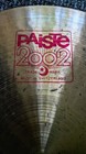 Vintage Paiste 2002 Cymbal Gold 18  Flatride Drum Set Music