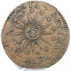 1786 Rr-7 R-3 Pcgs Au 53 Vermontensium Landscape Vermont Copper Colonial Coin