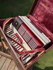 Sonora No  487 347 Accordion Red Pearl-italy-great Shape 