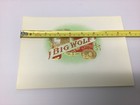 Big Wolf Water Slide Decal Product Logo Embossed Vintage Petroliana