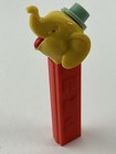 Vintage No Feet Circus Yellow Elephant Red Stem W hat Pez Dispenser Austria Rare
