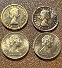 1963-1966 Canada One Cent Lot       beautiful Unc proof      
