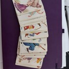 Old Maid Vintage Whitman Card Game 43card Deck 1975  no Title Card instructions 
