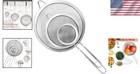 Super Fine Mesh Strainers Set - 3 Stainless Steel Sizes For Kitchen Perfection