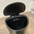 Simplehuman 45l Semi-round Trash Can Matte Black Steel Cw2099