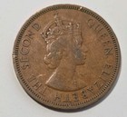 1964 British Caribbean Coin 1 One Cent Eastern Group Territories  Km  2