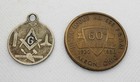  10  Masonic Tokens Medals One Penny Coins   Other