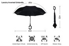 Reversible C-handle Folding Umbrella Double Layer Rain And Sun Umbrella Parasol