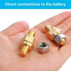 8pc Side Post Battery Terminal 3 8 16 Bolts Adapter Stud Extender Screws 3 8 -16