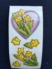 Crafts - Set 4 Scrapbooking Card Making Stickers Printworks Yellow Daffodils
