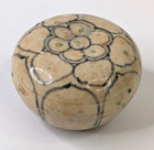 Round Lidded Box Jar Lotus Design 15th 16th Century Porcelain Ceramic Covered 