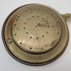 Antique Copper Bed Warmer W  Wood Handle 40  Star   Sun Stamped Decorative Pan