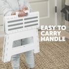 Folding Step Stool Anti-slip Kids Safe Portable Locking System Bathroom Kitchen