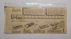 Vintage Craftaid Billfold Template Deer   Hunter No  2910 1977