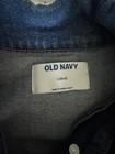 Girls Old Navy Blue Washed Denim Jacket Size 10-12