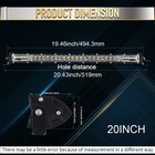 Dual Row 20inch 1200w Led Light Bar Spot Flood Combo Work Ute Truck Suv Atv 22  