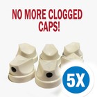 5 Spray Caps For Plasti Dip Multi Purpose Rubber Coating - No Can