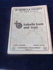 Vintage 1978 Isabella  County Michigan Atlas Plat Book Map    C695