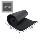 Artilife Closed Cell Foam Roll  Easy To Cut 1 2  T X 17  W X 80  L  Black