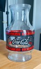 Vintage Godfather s Pizza Coca-cola Glass 8 5  Pitcher 