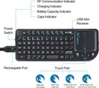 Rii 2 4g Mini Wireless Keyboard With Touchpad Mouse lightweight Portable Cont