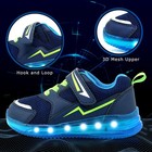 Led Light Up Sneakers Breathable Sports Walking Shoes For Toddler Boys   Girls
