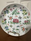 Vintage Chinese Famille Rose Porcelain Plate Hong Kong Floral Butterfly 11   