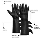 Superhero Returns Style Gauntlet Gloves Cosplay Costume Leather Gloves Zamgear