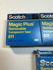 Scotch Removable Magic Tape 811 Cello Tape Roll 3m 3 4 X 1296 Inch 36yd Refill