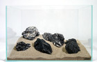 Natural Dark Seiryu Stones For Aquariums  Terrariums   Landscaping  17lbs 