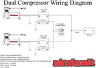 Airmaxxx Dual Compressor Wire Install Kit Air Ride Suspension Fits Viair