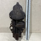 Engraved Antique 17th Century Wrought Iron Lock With System   Key Works