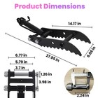 Single Hole  Excavator Hydraulic Thumb Thumb L-shaped Hydraulic Thumb Clip