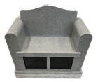 Cemetery Headstone Bench Cremation - Engraving Available