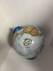 Globemaster 12 Inch Diameter Textured Globe Blue Stand Replogle Made In Usa