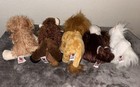 Ganz Webkinz Plush Stuffed Animals Lot Of 5 With Code