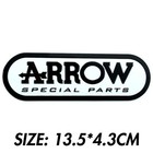 3d Motorcycle Arrow Aluminium Heat-resistant Decal Exhaust Racing Pipe Sticker