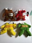 2004 Neopets Mcdonald s Plush Toy Lot Of 4 Quiggle With Tags