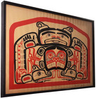 Tony Hunt  canada   kwakiutl Sisiutl Settee  1973  Vint Signed Serigraph  Framed