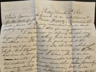 1862 Letter From Wm H Price To Wm Gesner Re  Property Sale Ridley Township Pa