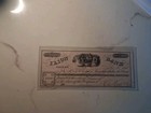 Sling s      Vintage 1864 Ilion Bank New York Bank Check Beautiful Vignette Art     