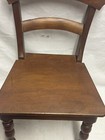 Vintage Miniature Mahogany    Wood Empire Style Chair- Doll  Doll House  Child
