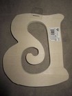 Unpainted  b  Wooden Wedding Party Home Decor Nursery Alphabet Letter - New