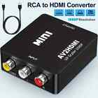 Rca Av To Hdmi Hd Converter Adapter Composite 3rca Cvbs Audio Video Wii Nes Snes