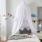 Bed Canopy For Girls Boys Bedroom Decor  Round Dome Mosquito Net For Baby Cri   